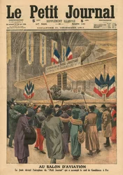 A Repülőgép Szalonban, illusztráció a „Le Petit Journal”-ból, mellékelt illusztráció, 1911. december 31.